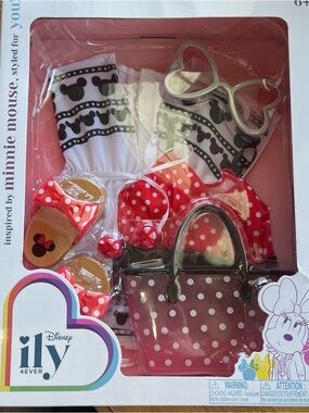 Disney ILY 4ever 18" Minnie Mouse Inspired Fashion Pack New! WB